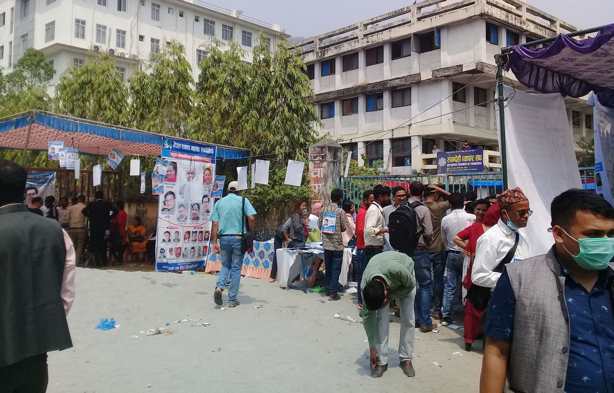 पत्रकार महासंघको नयाँ नेतृत्वको लागि मतदान चल्दै